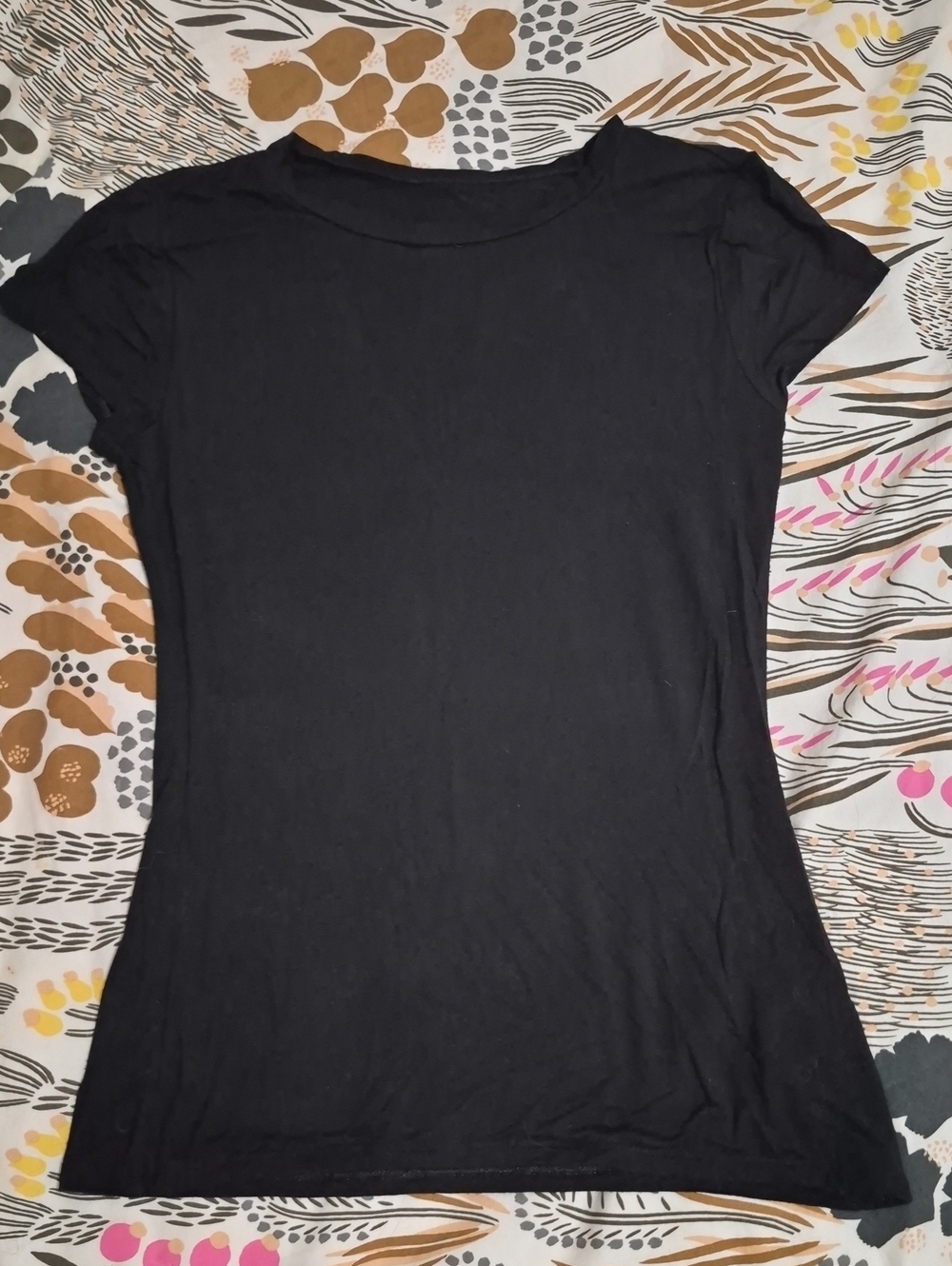Express Black Short Sleeve Crewneck Tee